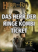 Filmplakat DAS HERR DER RINGE KOMBI TICKET