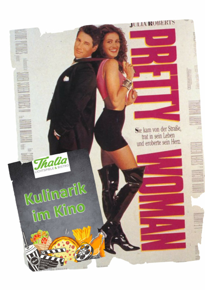 Menü mit dem Film PRETTY WOMAN 2D