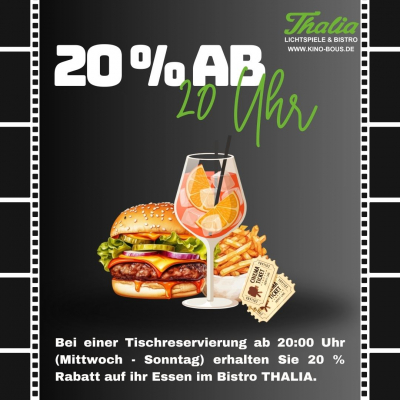 Eventbild 20 PROZENT AB 20 UHR